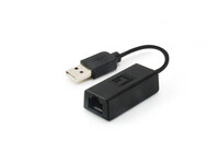 LevelOne USB Fast Ethernet Adapter - Kabelgebunden - RJ-45 - USB - 100 Mbit/s - Schwarz