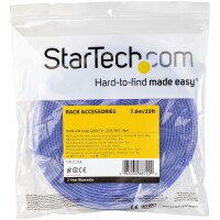 StarTech.com 7,6 m Klettbandrolle - Wiederverwendbare Zuschneidbare Klettkabelbinder - Industrielle Klettverschluss Rolle / Klettband Rolle - Klettbänder für Kabelmanagement - Blau, Kabelbinder mit Klettverschluss, Nylon, Blau, -10 - 80 °C, 7600 mm, 19 mm