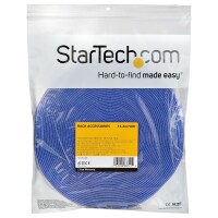 StarTech.com 15,2 m Klettbandrolle - Wiederverwendbare...