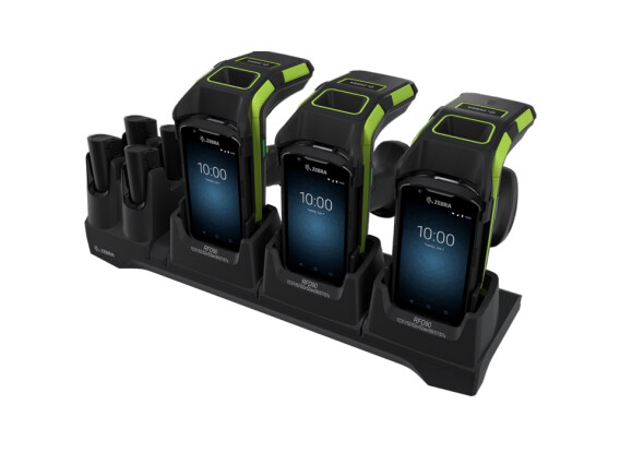 Zebra CR40-3S4T-TC5-G-01, Drinnen, AC, Schwarz