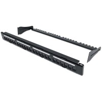 Intellinet Patch Panel - Schwarz - 1U