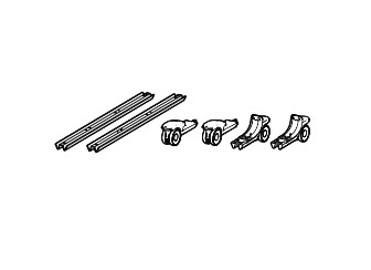 Cisco CS-BRD75P-WUK=, wheel upgrade kit, 1 Stück(e)