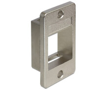 Delock Keystone Mounting for enclosures - Montageklammer für Moduleinsatz (Packung mit 4)