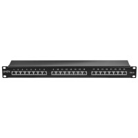 Lindy Patch Panel - RJ-45 X 24 - Schwarz