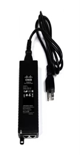 Cisco AIR-PWRINJ7=, 5 Gigabit Ethernet, 10,100,1000,2500,5000 Mbit/s, Schwarz, 56 V, 100 - 240 V, 50 ~ 60 Hz