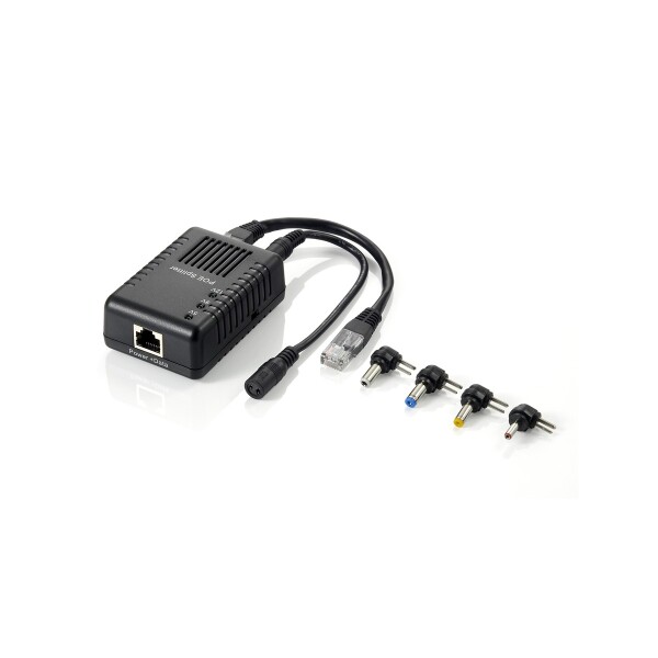 LevelOne 5~12V DC PoE Splitter - IEEE 802.3 - IEEE 802.3af - IEEE 802.3u - 10/100Base-TX - Schwarz - Leistung - 0 - 45 °C - 5 - 95%