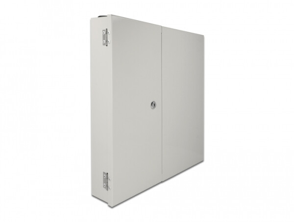 Delock LWL Wandverteiler mit Doppeltür grau - 402 mm - 110 mm - 325 mm