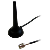 Insys Microelectronics icom Magnetfussanten. 4G/3G/2G SMA - 2,4 dBi - 2.6 GHz - Omnidirektionale Antenne - SMA - IP65 - 3 m