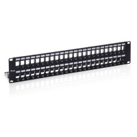 Equip 48-Port Keystone Cat.6 Geschirmtes Patch Panel -...