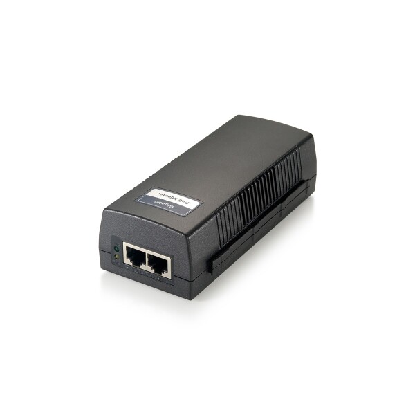 LevelOne Gigabit PoE Injektor - 30W - Gigabit Ethernet - 10,100,1000 Mbit/s - Schwarz - 100 m - PoE - Leistung - FCC Part 15 - CE - RoHS