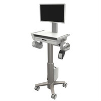 Ergotron CareFit Slim 2.0 - Multimedia-Wagen - Gold - Weiß - Aluminium - Kunststoff - Stahl - Universal - 14500 kg - 53,3 cm (21")