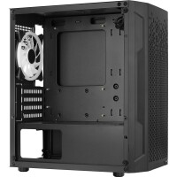 AEROCOOL ADVANCED TECHNOLOGIES Aerocool Trinity Mini, Mini Tower, PC, Schwarz, micro ATX, Mini-ITX, ABS, SPCC, 15,8 cm