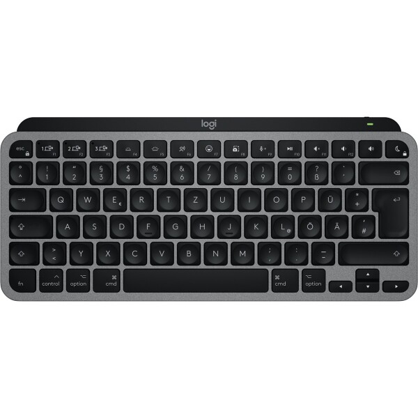 Logitech Mx Keys Mini For Mac Minimalist Wireless Illuminated Keyboard Space Grey - Tastatur - QWERTZ
