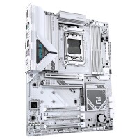 Gigabyte B850 EAGLE WIFI7 ICE Mainboard – AMD Ryzen 9000 Serie Prozessoren, digitales 8+2+2 Phasen VRM, bis zu 8200 MHz DDR5 (O.C.), 1x PCIe 5.0 + 2x PCIe 4.0 M.2, Wi-Fi 7, 2.5 GbE LAN, USB 3.2 Gen 2, AMD, Sockel AM5, AMD Ryzen 7000 Series, AMD Ryzen 8000