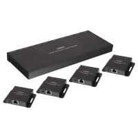 Lindy Cat.6 HDMI & IR Splitter Extender with Loop Out...