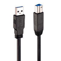 Lindy 43098 10m USB A USB B Männlich Männlich Schwarz USB Kabel