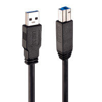 Lindy 43098 10m USB A USB B Männlich Männlich Schwarz USB Kabel