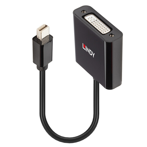 Lindy 41736 - Mini DisplayPort - DVI-D - 0,16 m - Schwarz