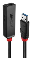 Lindy USB 3.0 Aktivverlängerung Slim - Kabel -...