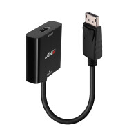 Lindy 41068 DisplayPort 1.2 HDMI Schwarz...