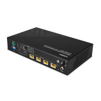 Lindy 38355 - HDMI - HDMI - 3,5 mm - 3840 x 2160 Pixel - Schwarz - Metall