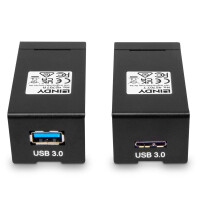 Lindy USB 3.1 Gen1 Fibre Optic Extender (Transmitter and Receiver units) - USB-Erweiterung - SuperSpeed USB 3.0, USB 3.1