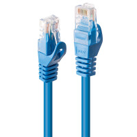 Lindy 48172 1m Cat6 U/UTP (UTP) Blau Netzwerkkabel