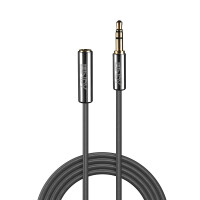 Lindy 35326 Audio-Kabel 0,5 m 3.5mm Anthrazit
