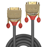 Lindy 36217 20m DVI-D DVI-D Gold - Grau DVI-Kabel