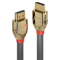 Lindy 37866 10m HDMI Type A (Standard) HDMI Type A (Standard) Gold - Grau HDMI-Kabel