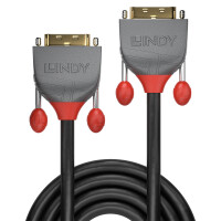 Lindy 36220 0.5m DVI-D DVI-D Grau DVI-Kabel