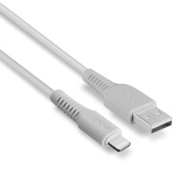 Lindy 31325 0.5m USB A Männlich Männlich Weiß USB Kabel
