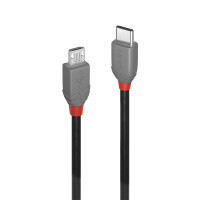 Lindy 36891 1m USB C Micro-USB B Männlich...