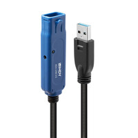 Lindy 43361 - 20 m - USB A - USB A - USB 3.2 Gen 1 (3.1 Gen 1) - 5 Gbit/s - Schwarz