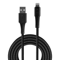 Lindy 31293 - 3 m - Lightning - USB A - Männlich - Männlich - Schwarz