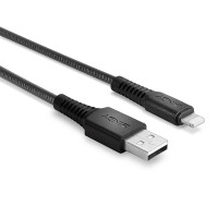 Lindy 31293 - 3 m - Lightning - USB A - Männlich - Männlich - Schwarz