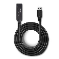 Lindy 43375 - 20 m - USB A - USB A - USB 3.2 Gen 1 (3.1 Gen 1) - Schwarz