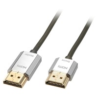Lindy CROMO Slim High Speed HDMI Cable with Ethernet - Video-/Audio-/Netzwerkkabel - HDMI