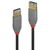 Lindy 36763 USB Kabel 3 m USB A Männlich Schwarz