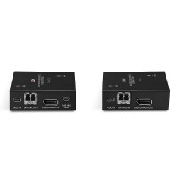 Lindy 300m Fibre Optic DisplayPort 1.2 & USB KVM Extender - Sender und Empfänger - KVM-/Audio-/USB-Extender