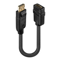 Lindy Video- / Audio-Adapter - DisplayPort (M) - HDMI, 19-polig (W)
