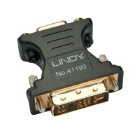 Lindy 41199 VGA DVI-I Schwarz Kabelschnittstellen-/adapter