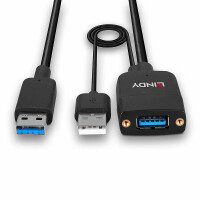 Lindy Hybrid - USB-Verlängerungskabel - USB Typ A - Kabel - Digital/Daten