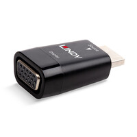 Lindy Video- / Audio-Adapter - HDMI / VGA - HDMI, 19-polig (M)