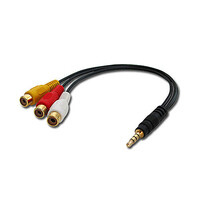 Lindy Audio-Video-Adapter CV+Audio-Stereo mit 4-Segment - Kabel