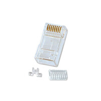 Lindy RJ45 Stecker UTP Cat.6 mit Einführhilfe 10er...