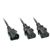 Lindy Netz-Splitter - IEC 320 EN 60320 C13 bis IEC 320 EN 60320 C14 - 2 m