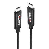 Lindy 43348 - 3 m - USB C - USB C - USB 3.2 Gen 2 (3.1 Gen 2) - 10 Gbit/s - Schwarz