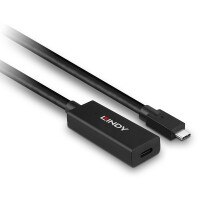 Lindy 43364 - 5 m - USB C - USB C - USB 3.2 Gen 2 (3.1 Gen 2) - 10 Gbit/s - Schwarz