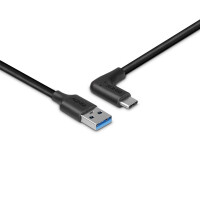 Lindy USB 3.2 Typ A an C Kabel 90 gewinkelt - Kabel - Digital/Daten